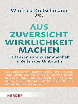 cover image of Aus Zuversicht Wirklichkeit machen